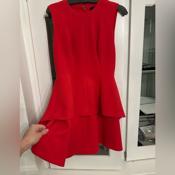BCBGMaxAzria Dresses & Skirts - BCBGMaxAzria Vibrant Red High Low Dress